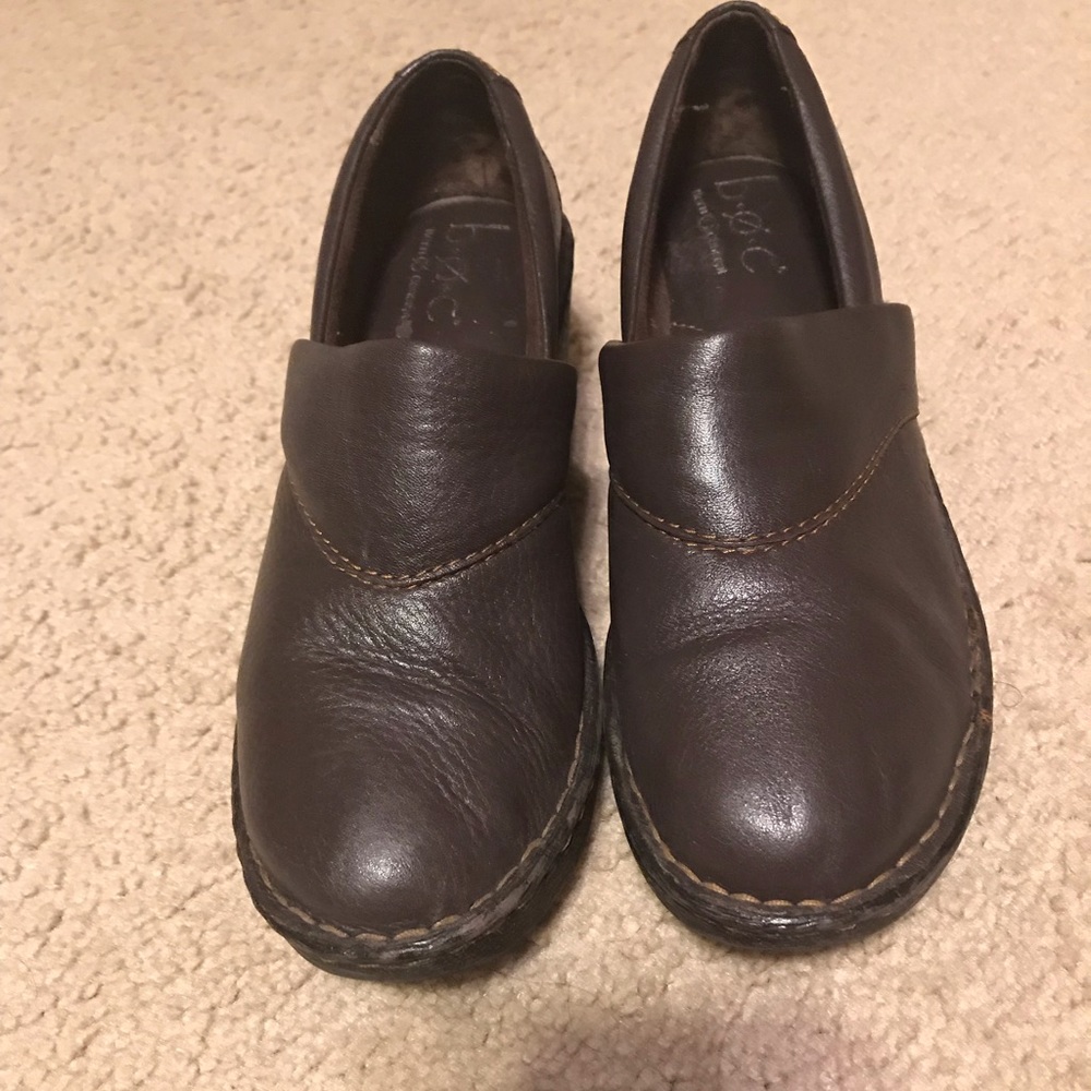 B.O.C. Leather Clogs
